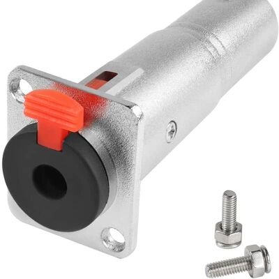 Unbranded 6.35mm Female to XLR Male Panel Mount Adapter Lockin... Unbranded 6.35mm Female to XLR Male Panel Mount Adapter Lockin...