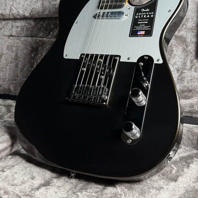Fender Fender American Ultra II Telecaster, Ebony - Texas Tea... Fender Fender American Ultra II Telecaster, Ebony - Texas Tea...