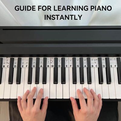 Unbranded Piano Notes Guide for Beginner, Removable Piano Keyb... Unbranded Piano Notes Guide for Beginner, Removable Piano Keyb...