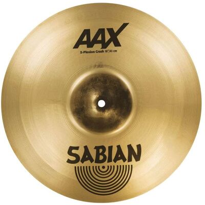 Sabian Sabian AAX X-Plosion Crash Cymbal - Brilliant 16" Sabian Sabian AAX X-Plosion Crash Cymbal - Brilliant 16"