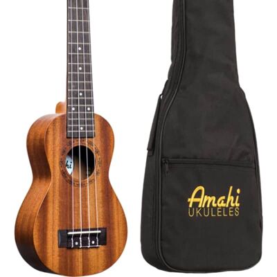 Amahi UK250S Peanut Mahigany Ukulele, Soprano Amahi UK250S Peanut Mahigany Ukulele, Soprano