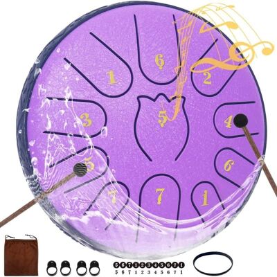 Unbranded Drum 6 Inche 11 Note Steel Drums Rain Chime,Raindrop... Unbranded Drum 6 Inche 11 Note Steel Drums Rain Chime,Raindrop...