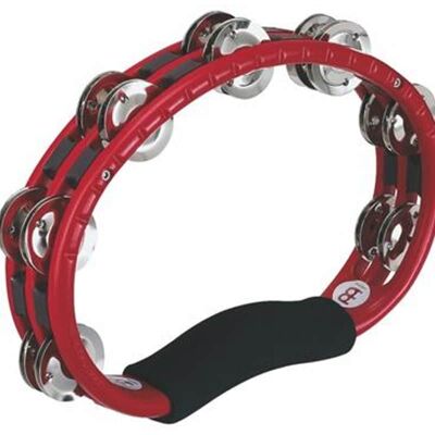 Meinl MEINL HAND HELD TAMBOURINE STEEL JINGLES - RED TMT1R Meinl MEINL HAND HELD TAMBOURINE STEEL JINGLES - RED TMT1R
