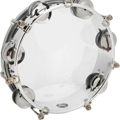 Unbranded 8in Tambourine Adjustable Tone Hand Drum Hand Held P... Unbranded 8in Tambourine Adjustable Tone Hand Drum Hand Held P...