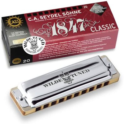 Seydel 16220D Will Wilde Custom Tuned 1847 Classic Harmonica,... Seydel 16220D Will Wilde Custom Tuned 1847 Classic Harmonica,...
