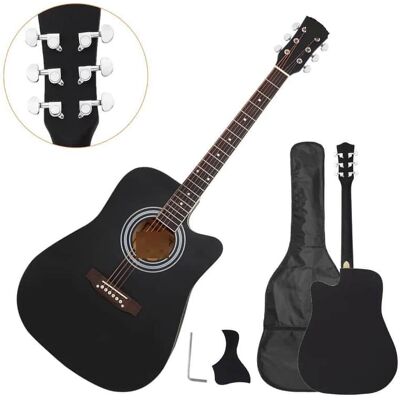 Unbranded 41" Full Size Adult 6 Strings Cutaway Folk Acoustic ... Unbranded 41" Full Size Adult 6 Strings Cutaway Folk Acoustic ...