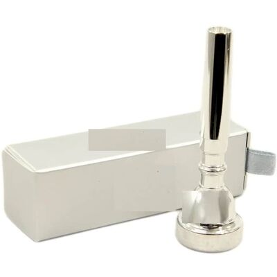 Unbranded Trumpet Mouthpiece for Bach Size Silver Plated Unbranded Trumpet Mouthpiece for Bach Size Silver Plated
