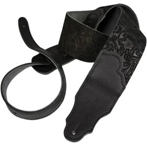 Franklin 2.5" Embossed Suede/Glove Leather EndTab/Black/Black ...