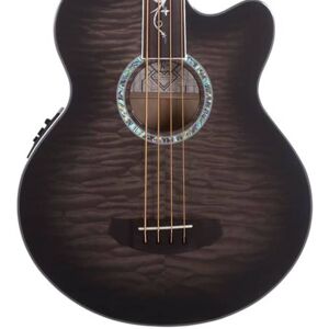 Michael Kelly Dragonfly 4 Fretless Acoustic Bass with Smoke Bu...