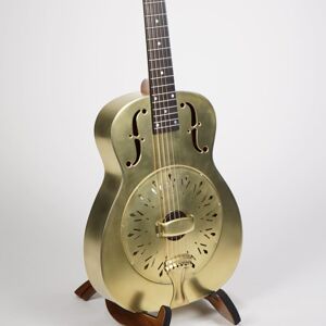 National National Reso-Phonic Raw Brass 14 fret