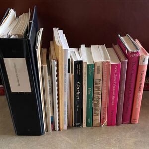 1990's European Clarinet Book Collection