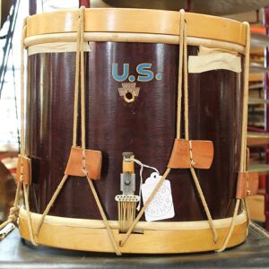 WFL 1940's WFL 12"x15" Rope Tension Marching Snare in Mahogany