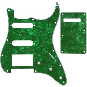 Ploutone 11-Hole HSS Strat Pickguard and Matching Back Plate -...