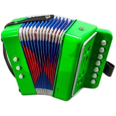 Unbranded Kids Toy Accordion Green 7 Button 2 Bass Kid Music I... Unbranded Kids Toy Accordion Green 7 Button 2 Bass Kid Music I...