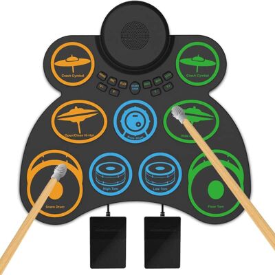 Unbranded Electric Drum Set for Kids & Adults, 9-Pad Elect... Unbranded Electric Drum Set for Kids & Adults, 9-Pad Elect...