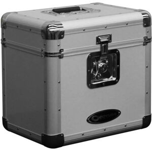 Odyssey Krom Series KLP2 Stackable Record/Utility Case (Silver...