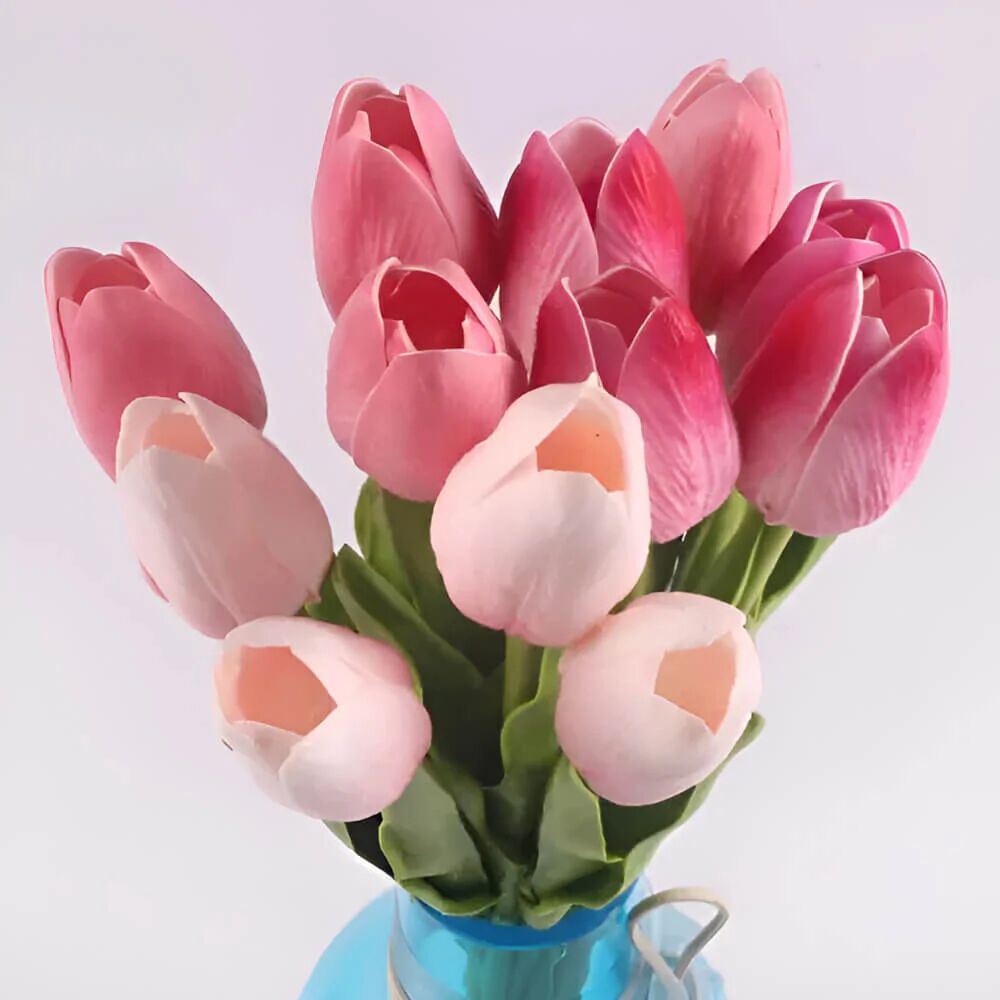 Mounteen Artificial Tulip Flowers