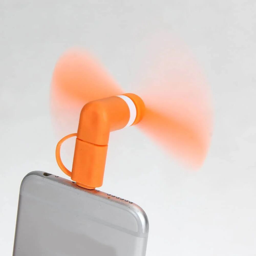 Mounteen iPhone & Android Cell Phone Fan Attachment