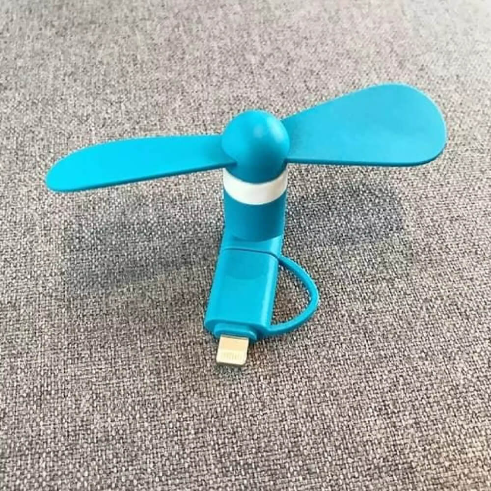 Mounteen iPhone & Android Cell Phone Fan Attachment
