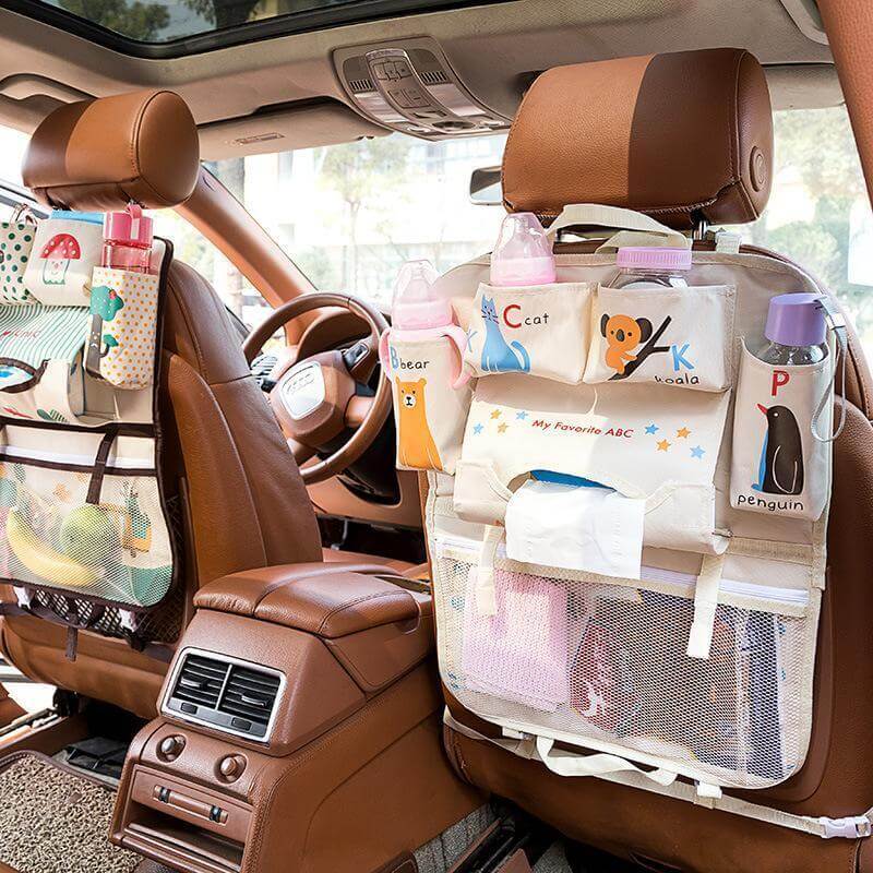 Mounteen Kids Car Seat Storage Organizer