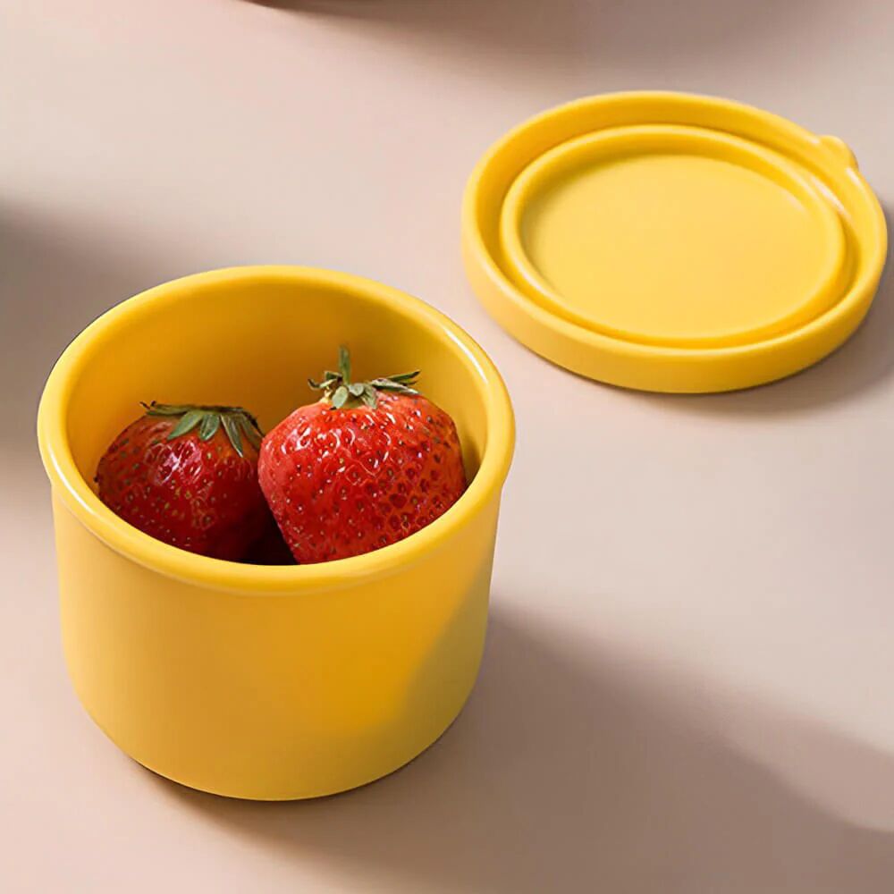 Mounteen Eco-Friendly Silicone Bowl Lunch Box