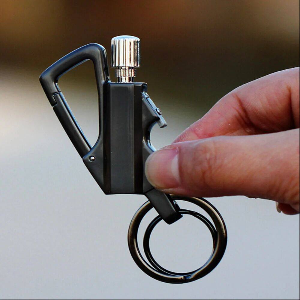 Mounteen Keychain Flint Fire Starter and Bottle Opener