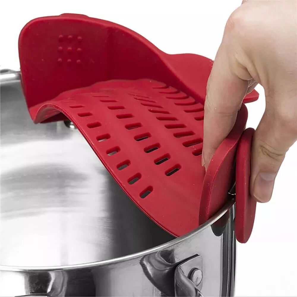 Mounteen Smart Kitchen Silicone Bowl & Pot Strainer