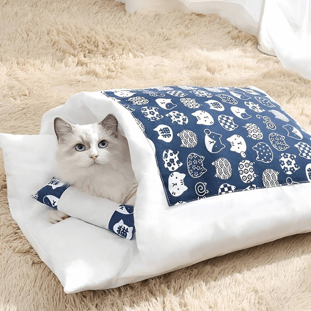 Mounteen Cozy Cat & Dog Comforting Calming Bed