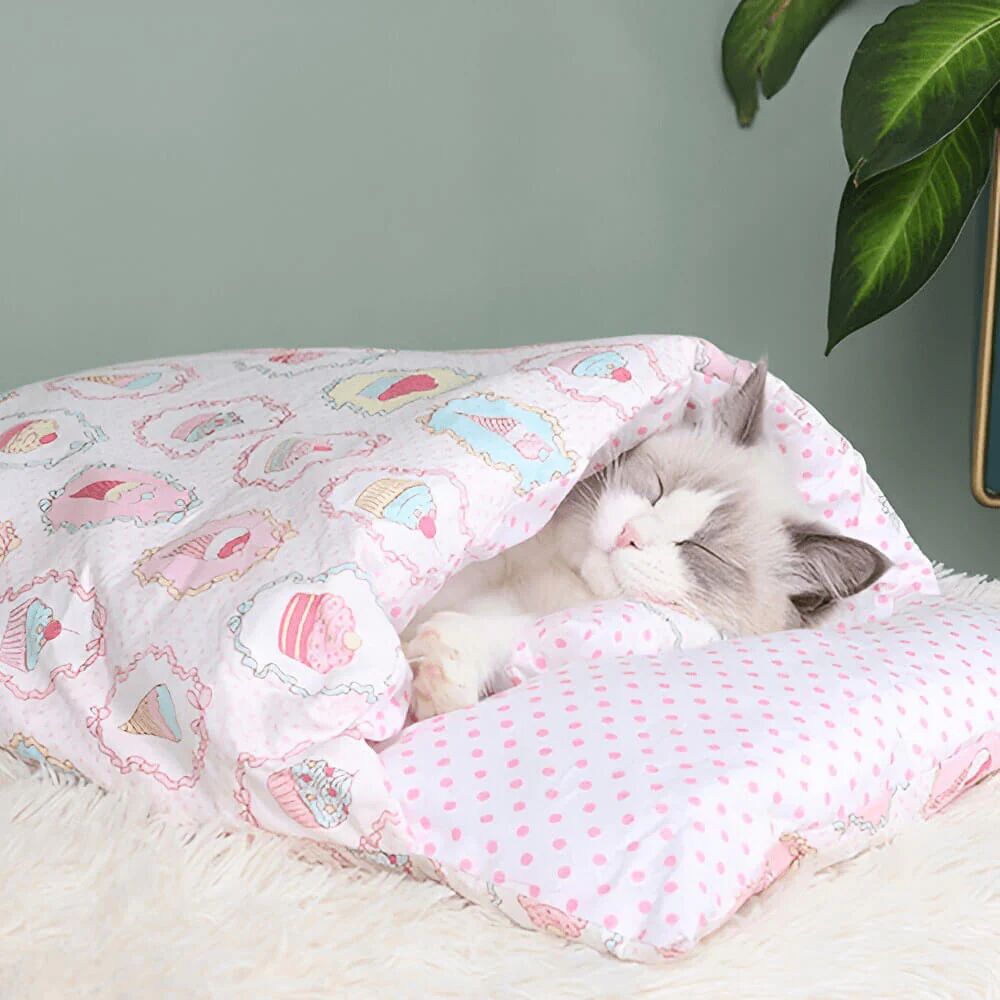 Mounteen Cozy Cat & Dog Comforting Calming Bed