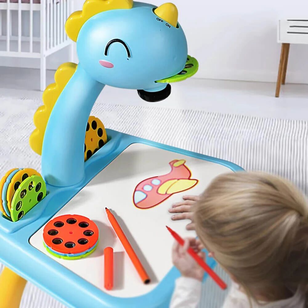 Mounteen Children LED Projection Learning Drawing Board