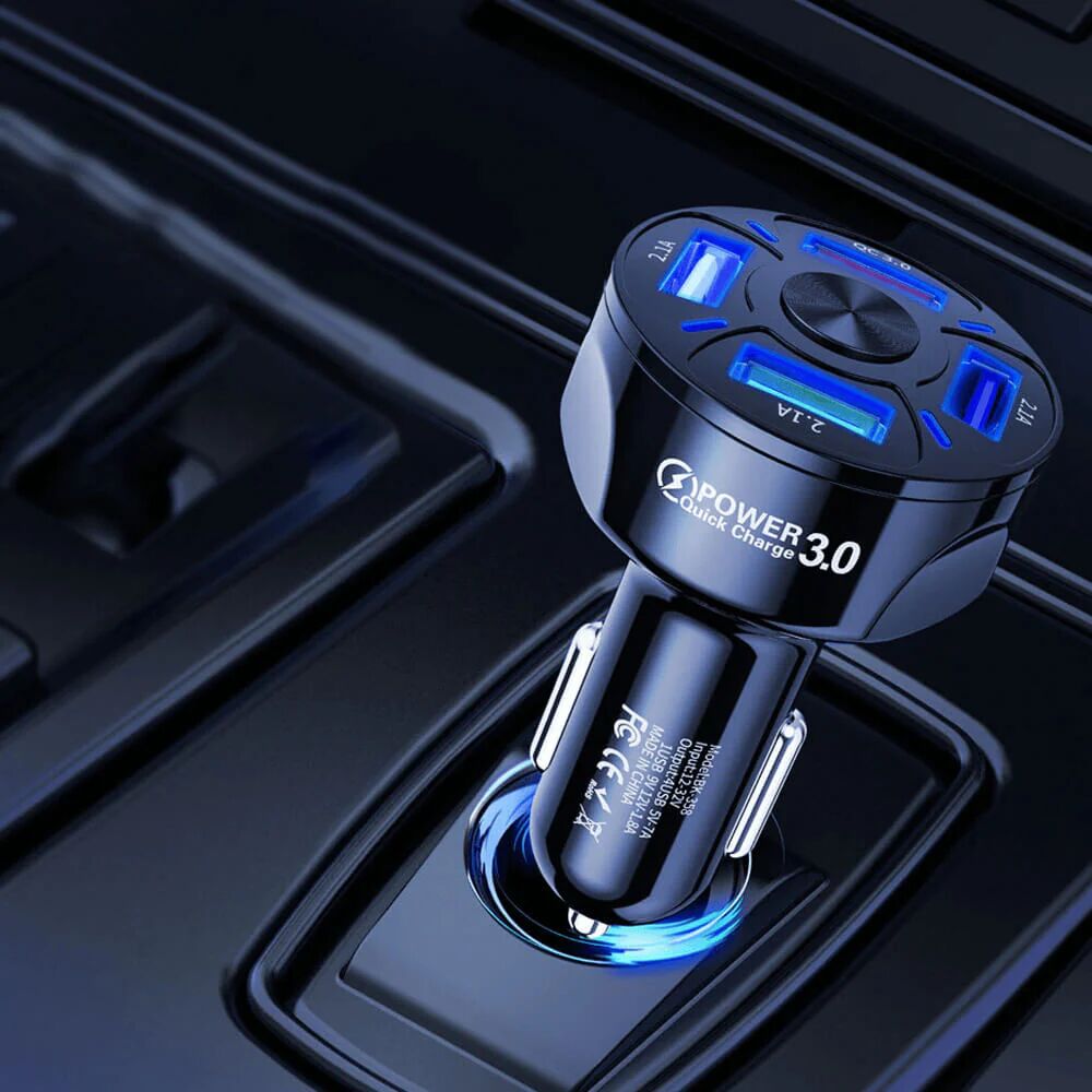 Mounteen Car Charger 4 Port