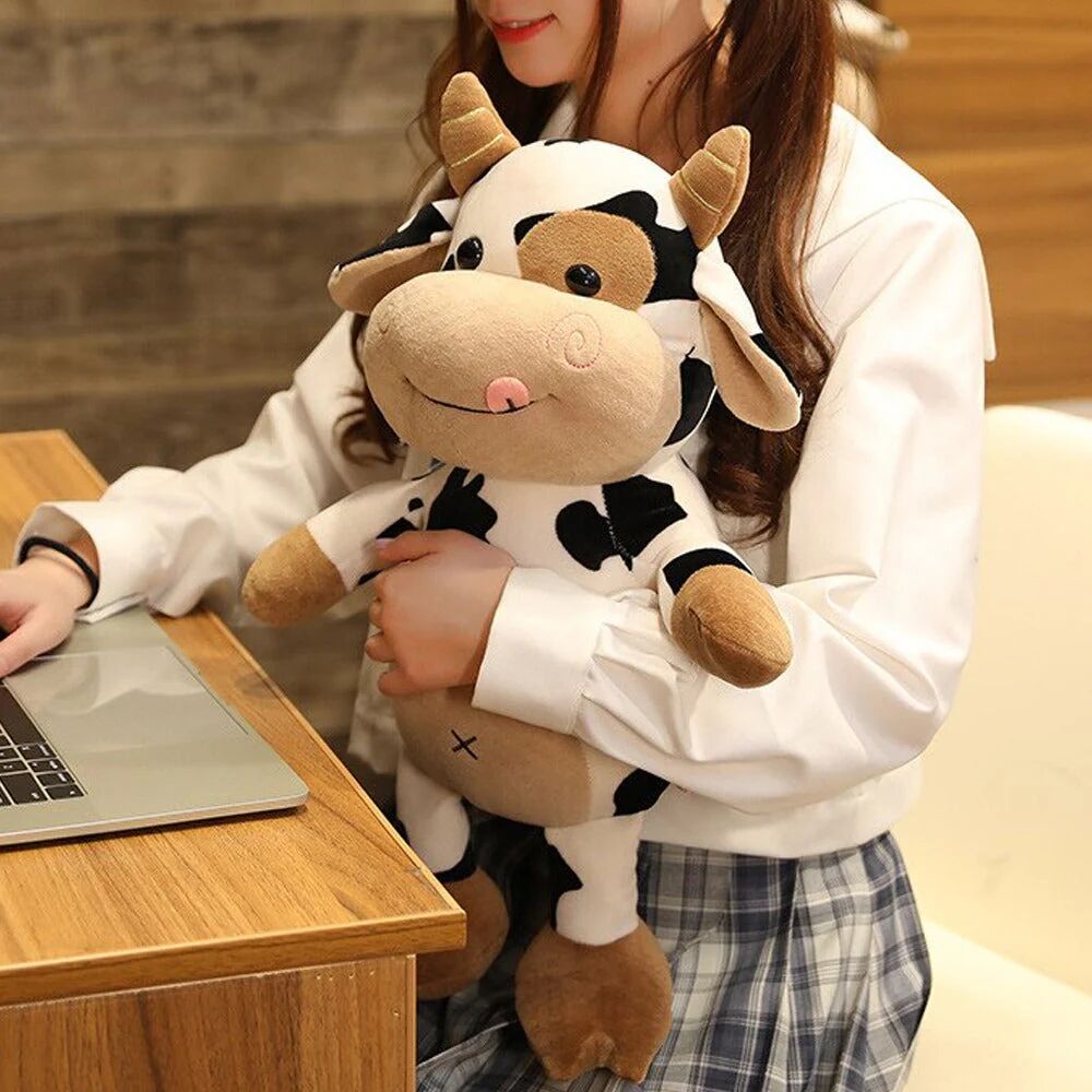 Mounteen Large Plush Cow Stuffed Animal