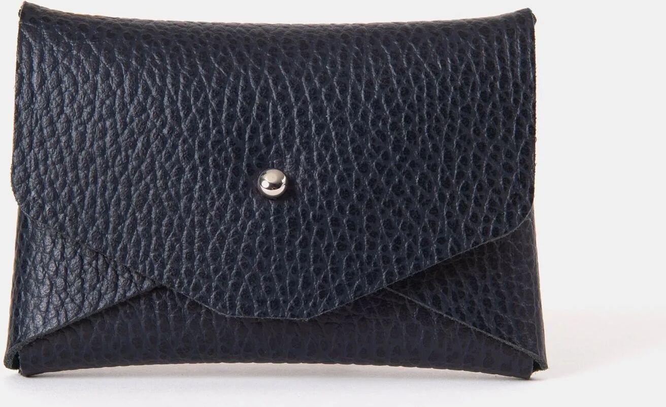 The Cambridge Satchel Company Mini Leather Coin Purse Navy Celtic Grain Women'S