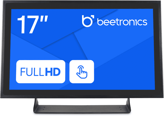 Beetronics 17 inch Touchscreen Monitor Industrial   Open Frame, Rackmount & Flush Mounting   HDMI, VGA, USB