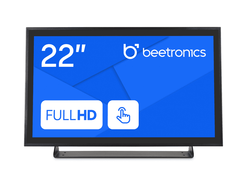 22 Inch Touchscreen Monitor Industrial   HDMI, Full HD 1080p   Flush, Wall, recessed mounting   Beetronics