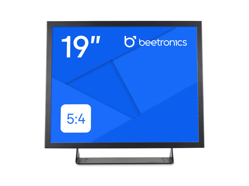 Industrial 19"  Monitor,  5:4 Ratio   HDMI, VGA, AV, Panel, Rack, Flush mount   Beetronics