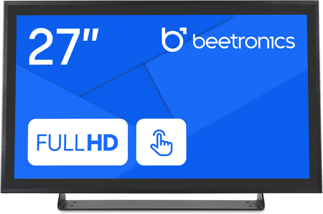 27 Inch Touchscreen Monitor Industrial   HDMI, Full HD 1080p   Flush, Wall, recessed mounting   Beetronics