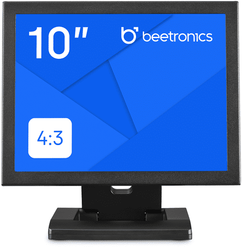 10 Inch Monitor   4:3 Aspect Ratio   Embedded, Open-Frame, Flush, Wall Mount Options   Beetronics