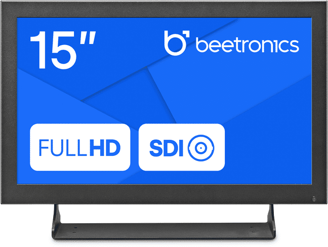 Beetronics 15-inch SDI Monitor - Compact Professional Video & Broadcast Display   SDI Monitor