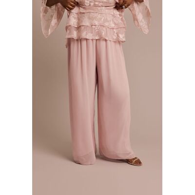 Alex Evenings Chiffon Pull-On Pants in Shell Pink Size: 3X David's Bridal Alex Evenings Chiffon Pull-On Pants in Shell Pink Size: 3X David's Bridal