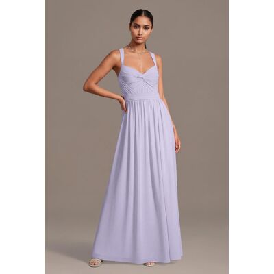 Celebrate DB Studio Chiffon Pleated Bodice A-Line Dress in Iris Size: 4X David's Bridal Celebrate DB Studio Chiffon Pleated Bodice A-Line Dress in Iris Size: 4X David's Bridal