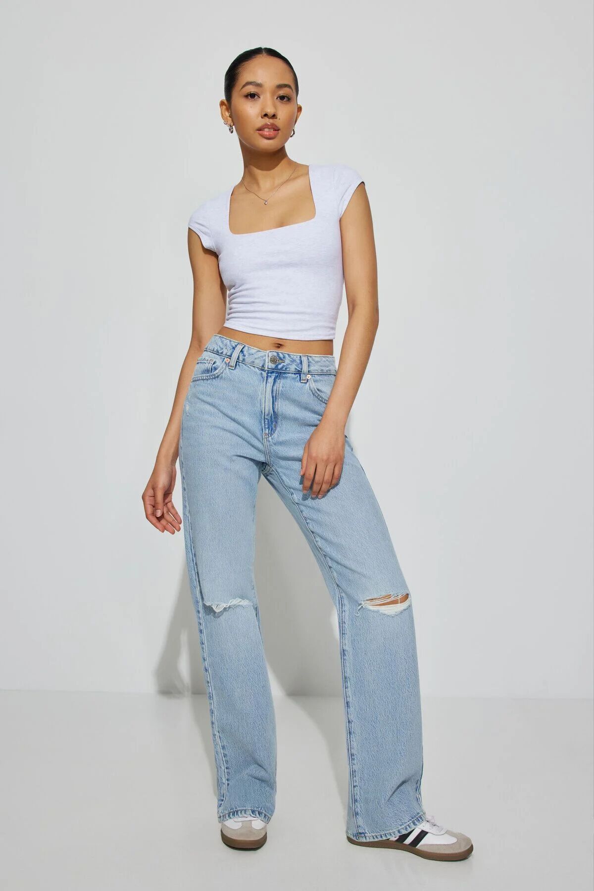 Garage 90's Straight Jean Josie Blue 1 Women