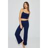 Garage Flared Sleep Rib Pant Maritime Blue XS Women