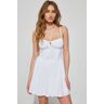 Garage Drop Waist Corset Dress Bright White L Women