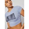 Garage Stormi Tee Serenity Blue With "Dreams" Art M Women