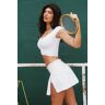 Garage Victoria Pleated Skort Bright White XS Women