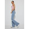 Garage Low Rise Flare Jean April Blue 00 Women