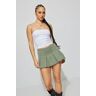 Garage Lexi Pleated Skort Python Green S Women