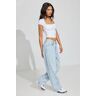 Garage Low Rise Baggy Jeans Carden Blue 3 Women