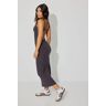 Garage Natalie Low Back Midi Dress Forged Iron Grey M Women